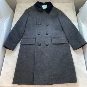 Tailored by Rothschild Boys 3T Grey Chesterfield Coat NWT